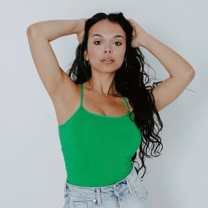 Klassy network low back bramisuit green size L